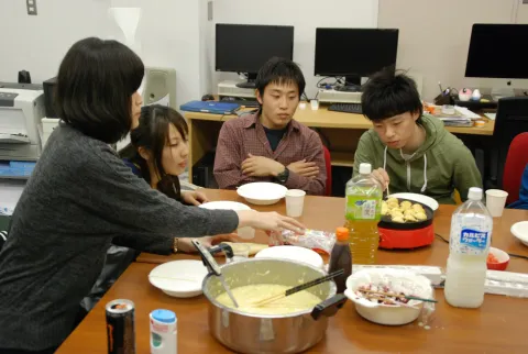 たこ焼きパーティーしました